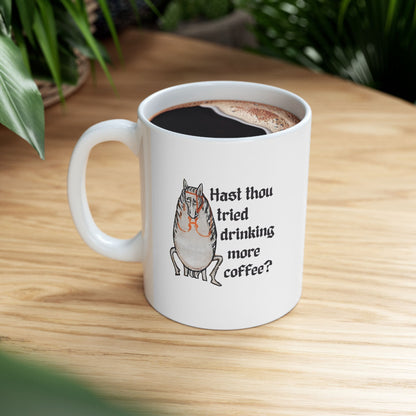 Drink More Coffee Ceramic Mug