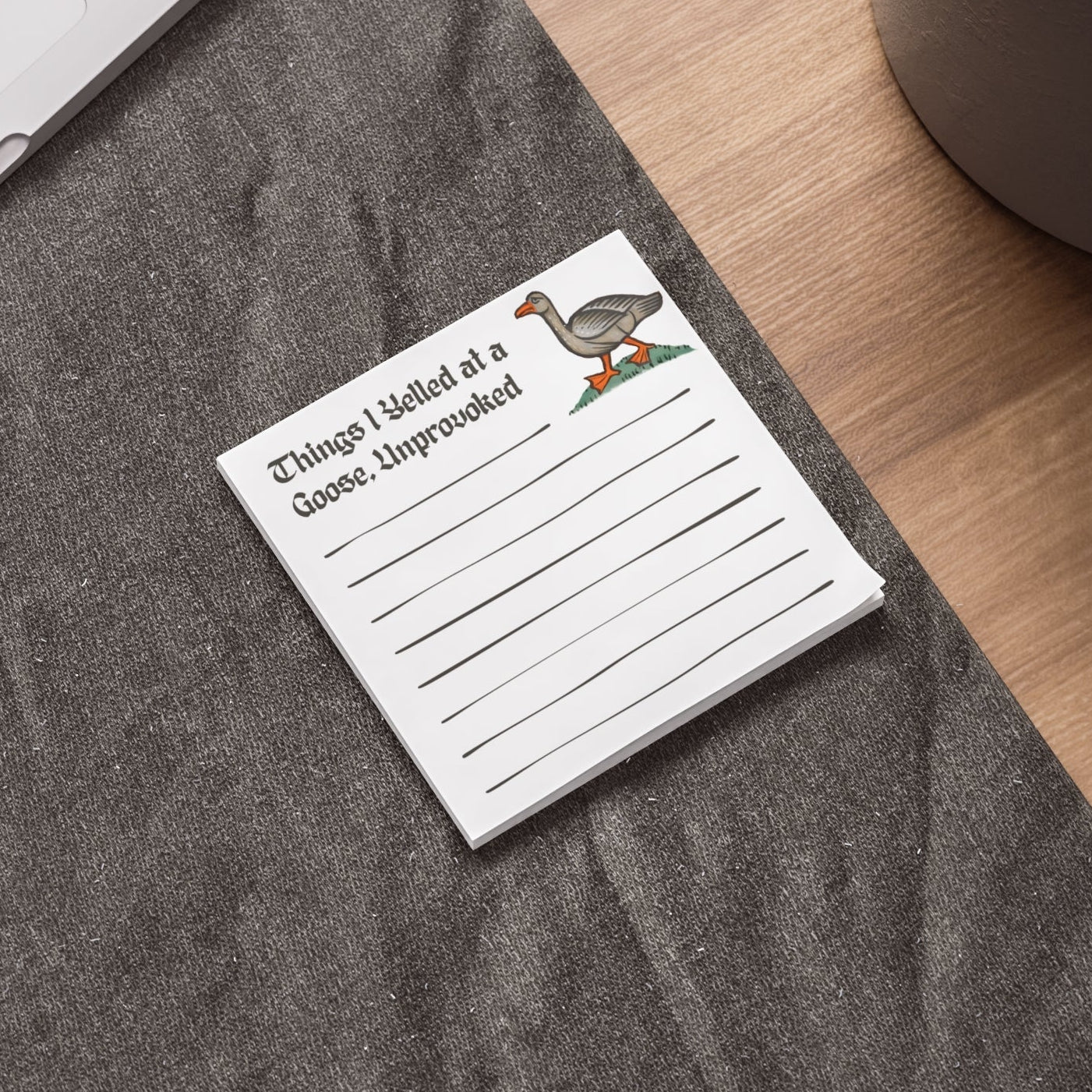 Unprovoked Goose Post-it® Notepad