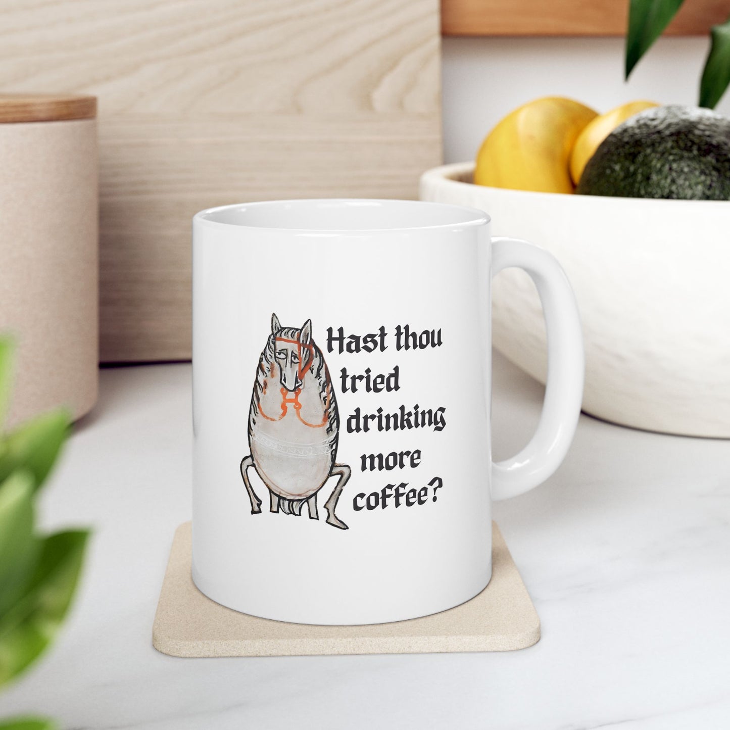 Drink More Coffee Ceramic Mug