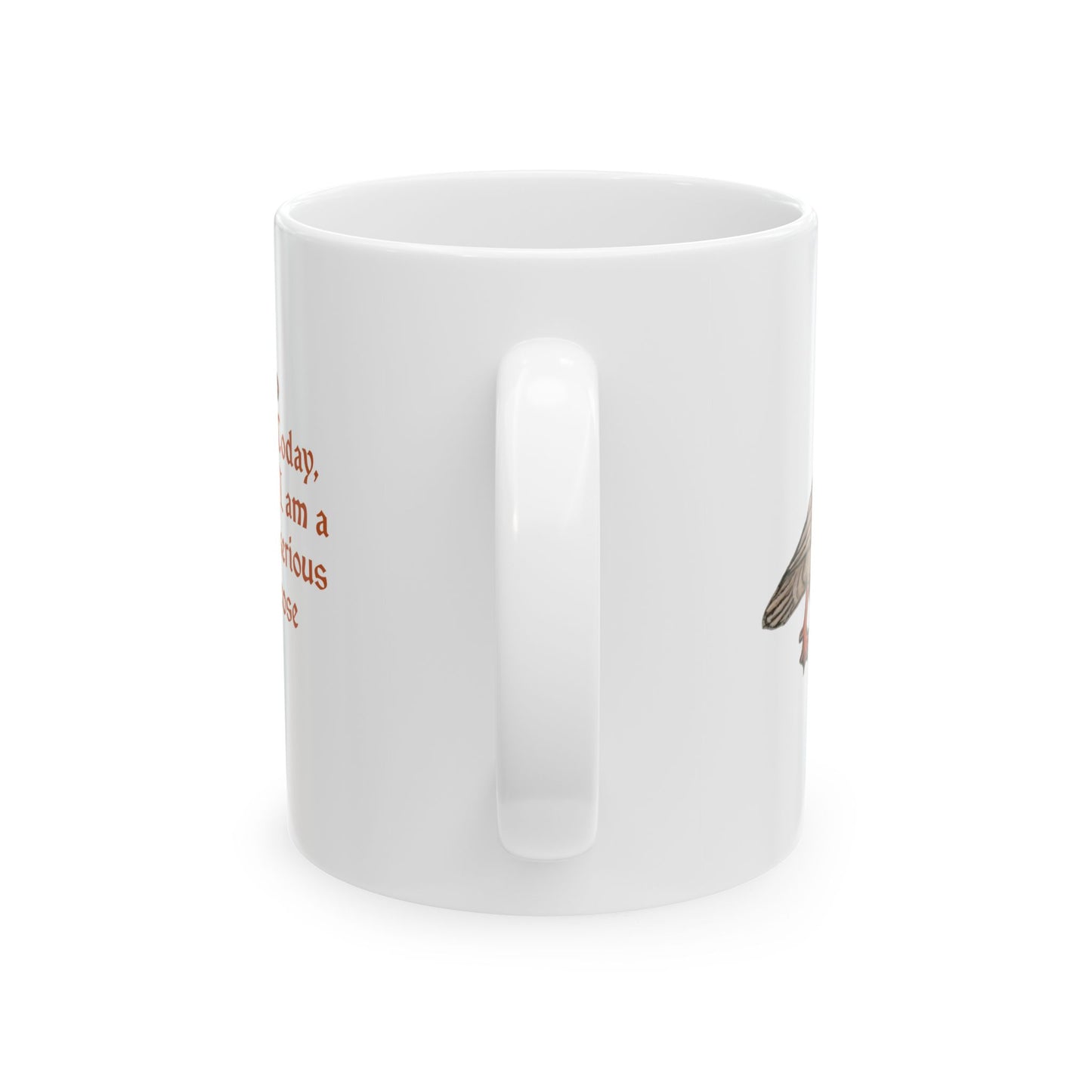 Serious Goose Ceramic Mug