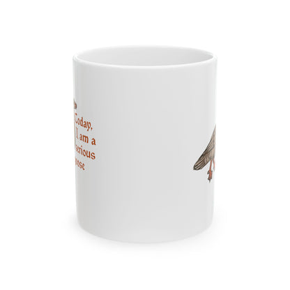Serious Goose Ceramic Mug